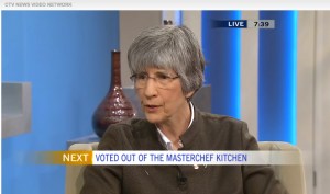 Dr. Sandra Black on Canada AM (not voted out of the Masterchef Kitchen)