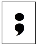 single semicolon